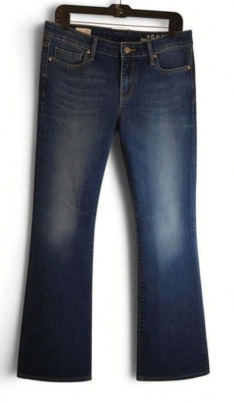 Gap 1969 Sexy Boot Jeans Size 30r Dark Wash Denim